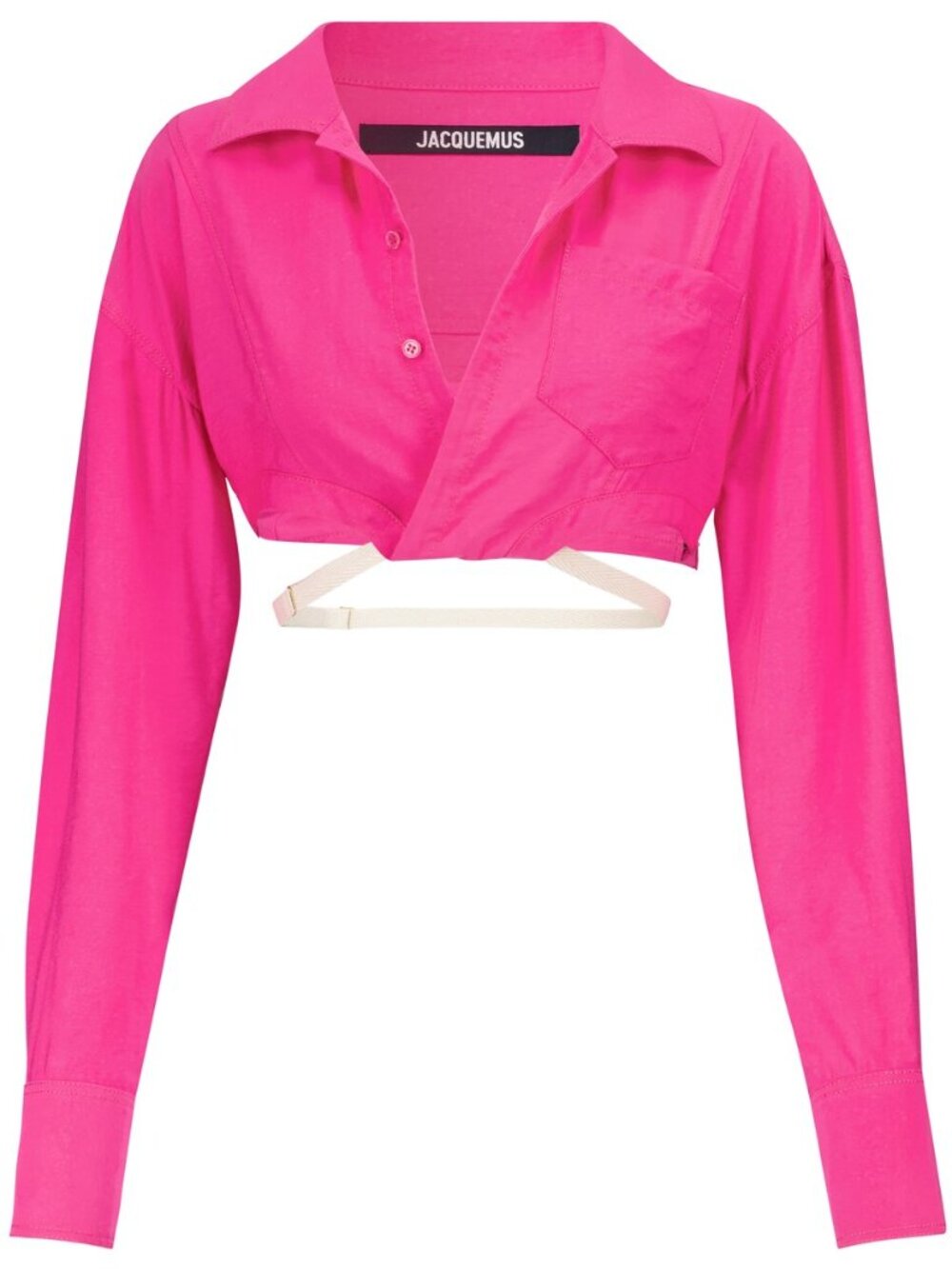 Jacquemus La Chemise Laurier cropped shirt